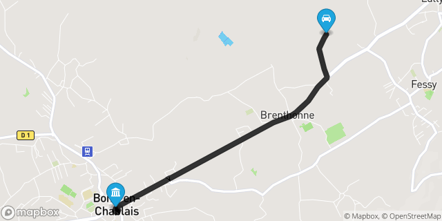 Itinéraire vers Bons-en-Chablais