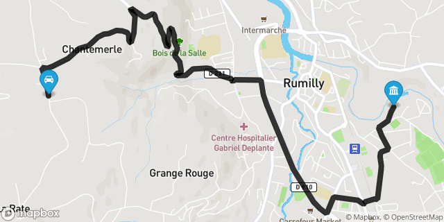 Itinéraire vers Rumilly