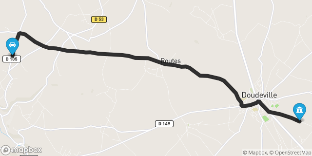 Itinéraire vers Doudeville