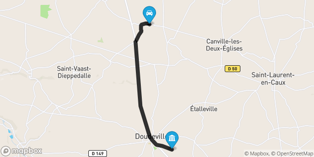 Itinéraire vers Doudeville