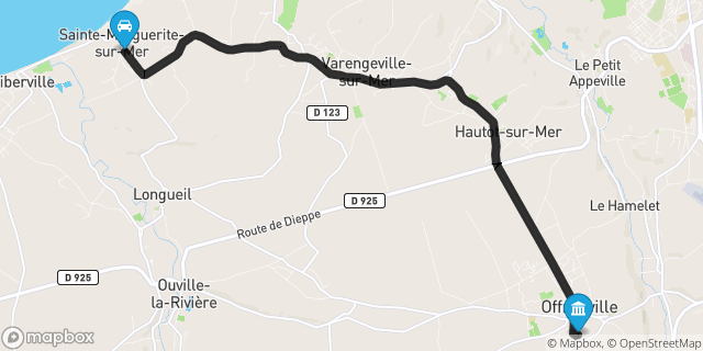 Itinéraire vers Offranville