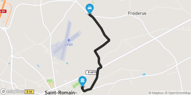 Itinéraire vers Saint-Romain-de-Colbosc