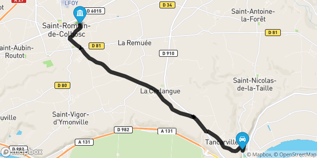 Itinéraire vers Saint-Romain-de-Colbosc