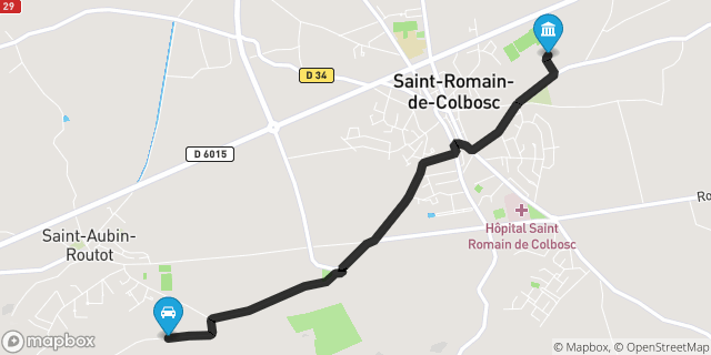 Itinéraire vers Saint-Romain-de-Colbosc