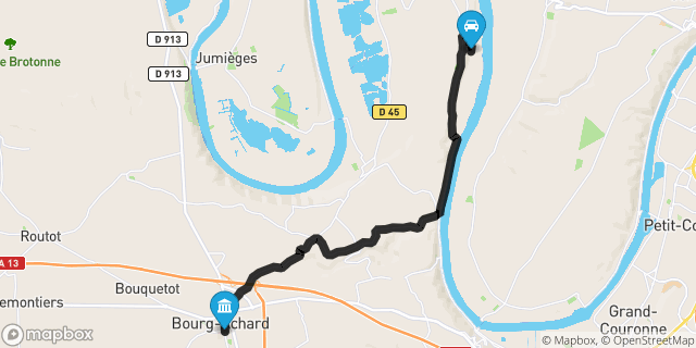 Itinéraire vers Bourg-Achard