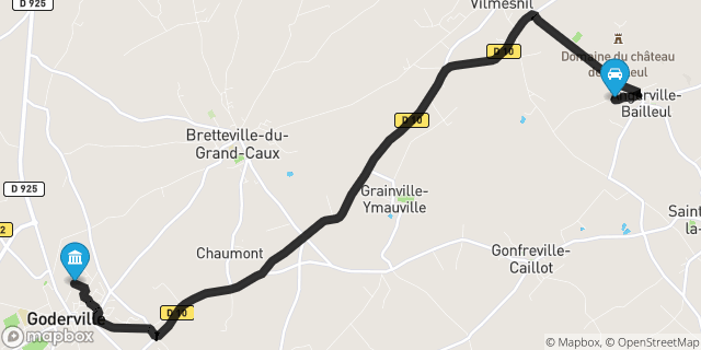 Itinéraire vers Goderville