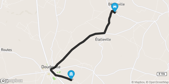 Itinéraire vers Doudeville
