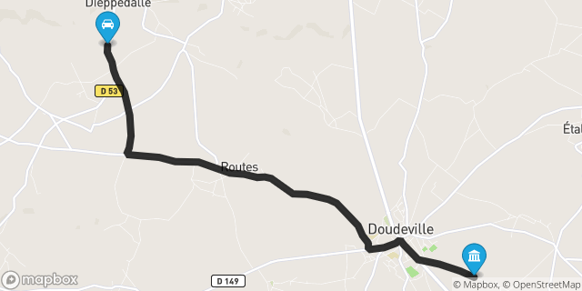 Itinéraire vers Doudeville