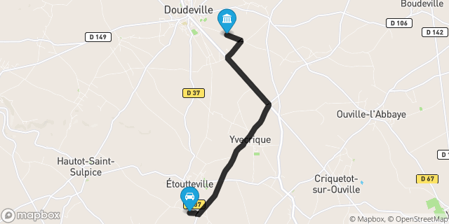 Itinéraire vers Doudeville