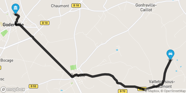 Itinéraire vers Goderville