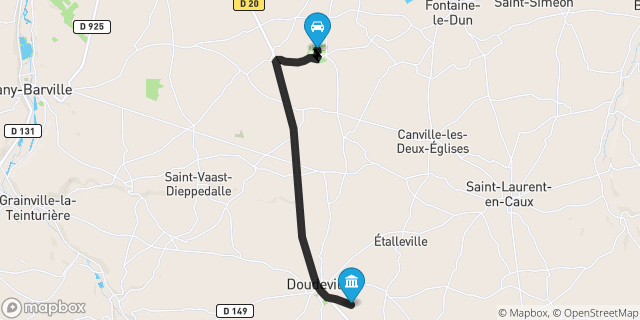 Itinéraire vers Doudeville