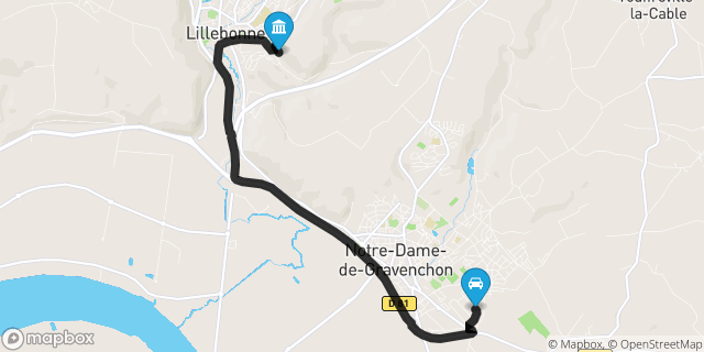 Itinéraire vers Lillebonne