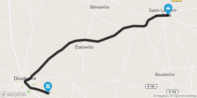 Itinéraire vers Doudeville