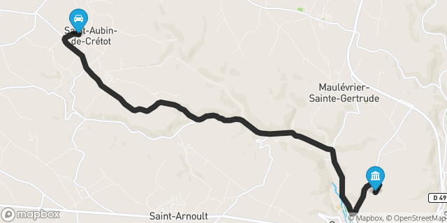 Itinéraire vers Caudebec-en-Caux