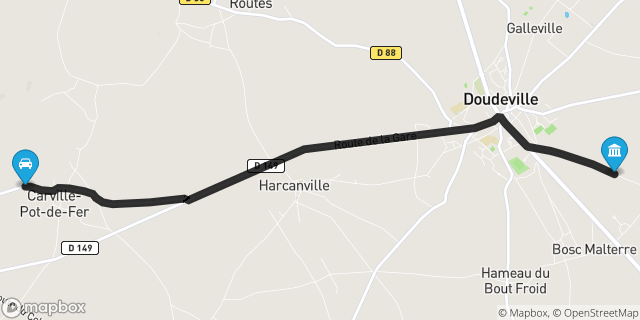 Itinéraire vers Doudeville