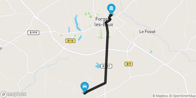 Itinéraire vers Forges-les-Eaux