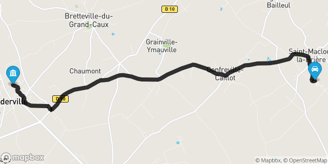 Itinéraire vers Goderville