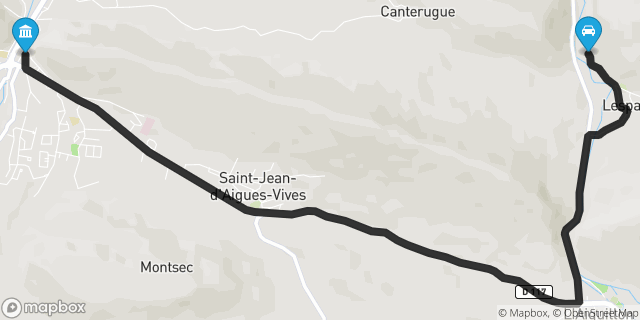 Itinéraire vers Lavelanet