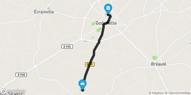Itinéraire vers Goderville