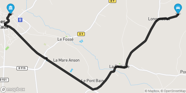 Itinéraire vers Forges-les-Eaux