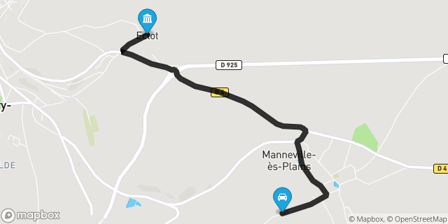 Itinéraire vers Saint-Valery-en-Caux