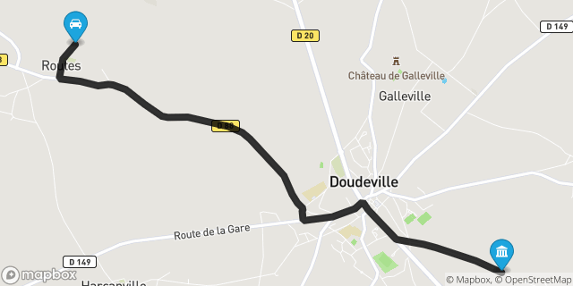 Itinéraire vers Doudeville