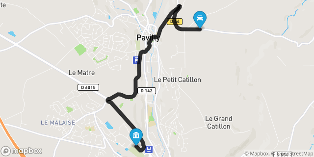 Itinéraire vers Barentin