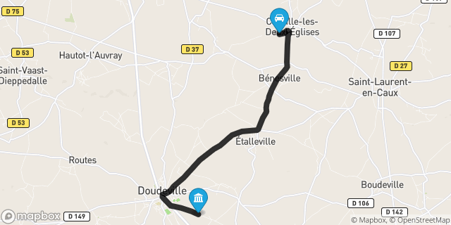 Itinéraire vers Doudeville