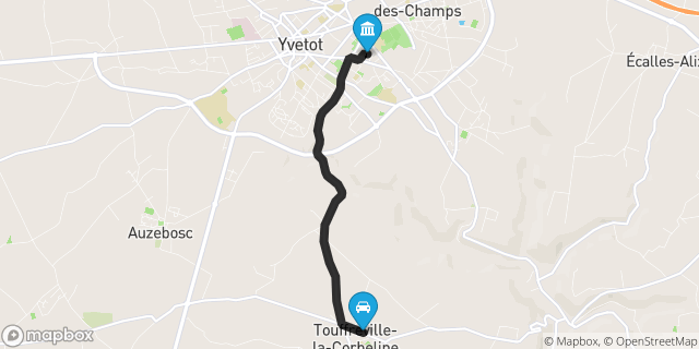 Itinéraire vers Yvetot