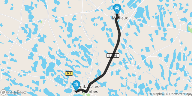 Itinéraire vers Villars-les-Dombes
