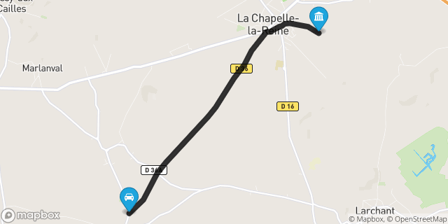 Itinéraire vers La Chapelle-la-Reine