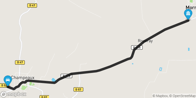 Itinéraire vers Mormant