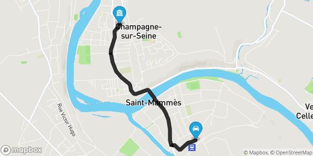 Itinéraire vers Champagne-sur-Seine