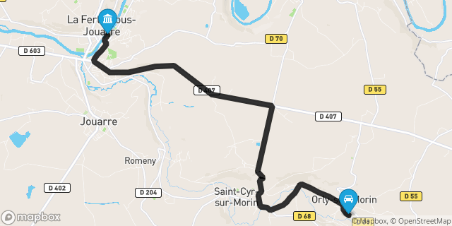 Itinéraire vers La Ferté-sous-Jouarre