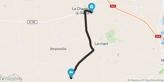 Itinéraire vers La Chapelle-la-Reine