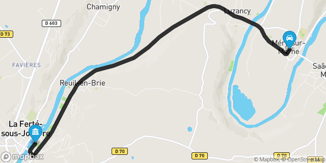 Itinéraire vers La Ferté-sous-Jouarre