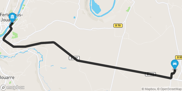 Itinéraire vers La Ferté-sous-Jouarre
