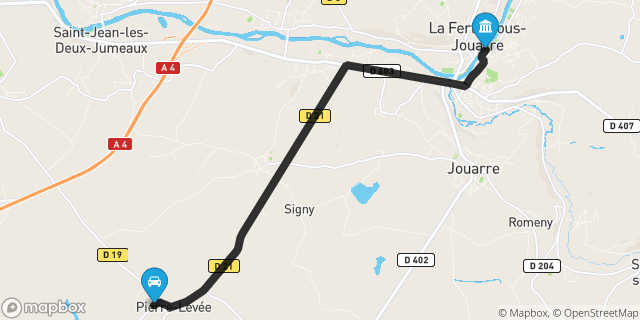 Itinéraire vers La Ferté-sous-Jouarre