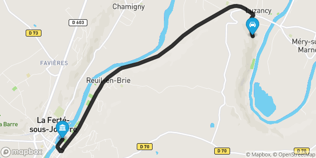 Itinéraire vers La Ferté-sous-Jouarre