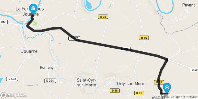 Itinéraire vers La Ferté-sous-Jouarre