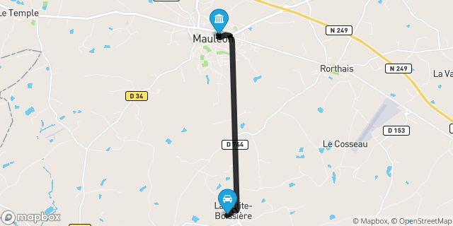 Itinéraire vers Mauléon