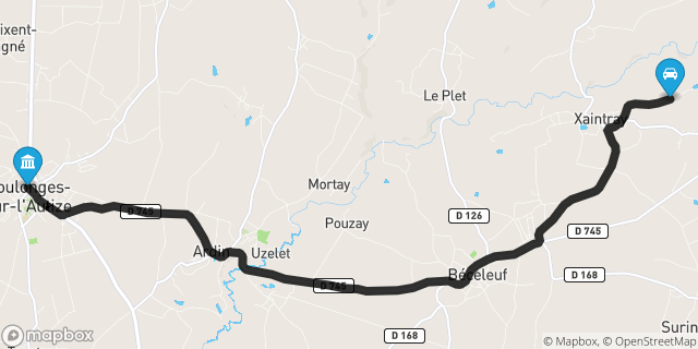 Itinéraire vers Coulonges-sur-l'Autize