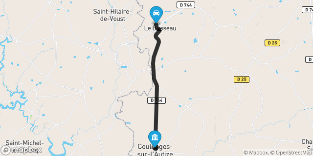 Itinéraire vers Coulonges-sur-l'Autize