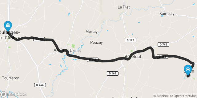 Itinéraire vers Coulonges-sur-l'Autize