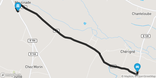 Itinéraire vers Brioux-sur-Boutonne