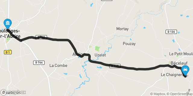 Itinéraire vers Coulonges-sur-l'Autize