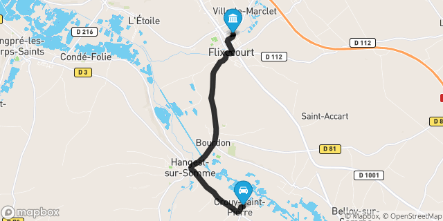Itinéraire vers Flixecourt