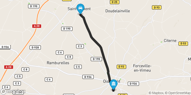 Itinéraire vers Oisemont