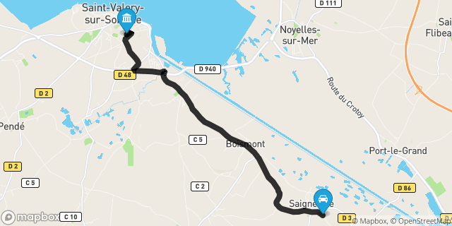 Itinéraire vers Saint-Valery-sur-Somme