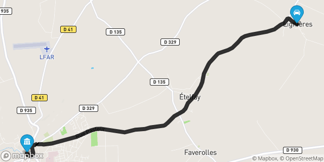 Itinéraire vers Montdidier